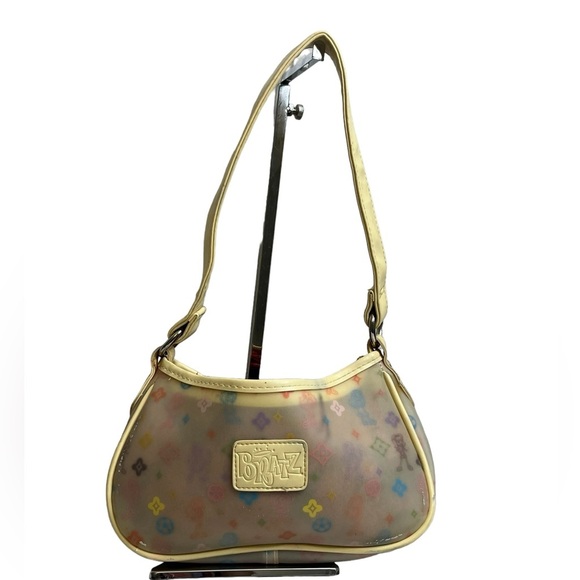 Vintage Bratz Y2K 2004 Frosted Jelly Monogram Vinyl Bag Purse Handbag - Picture 13 of 16